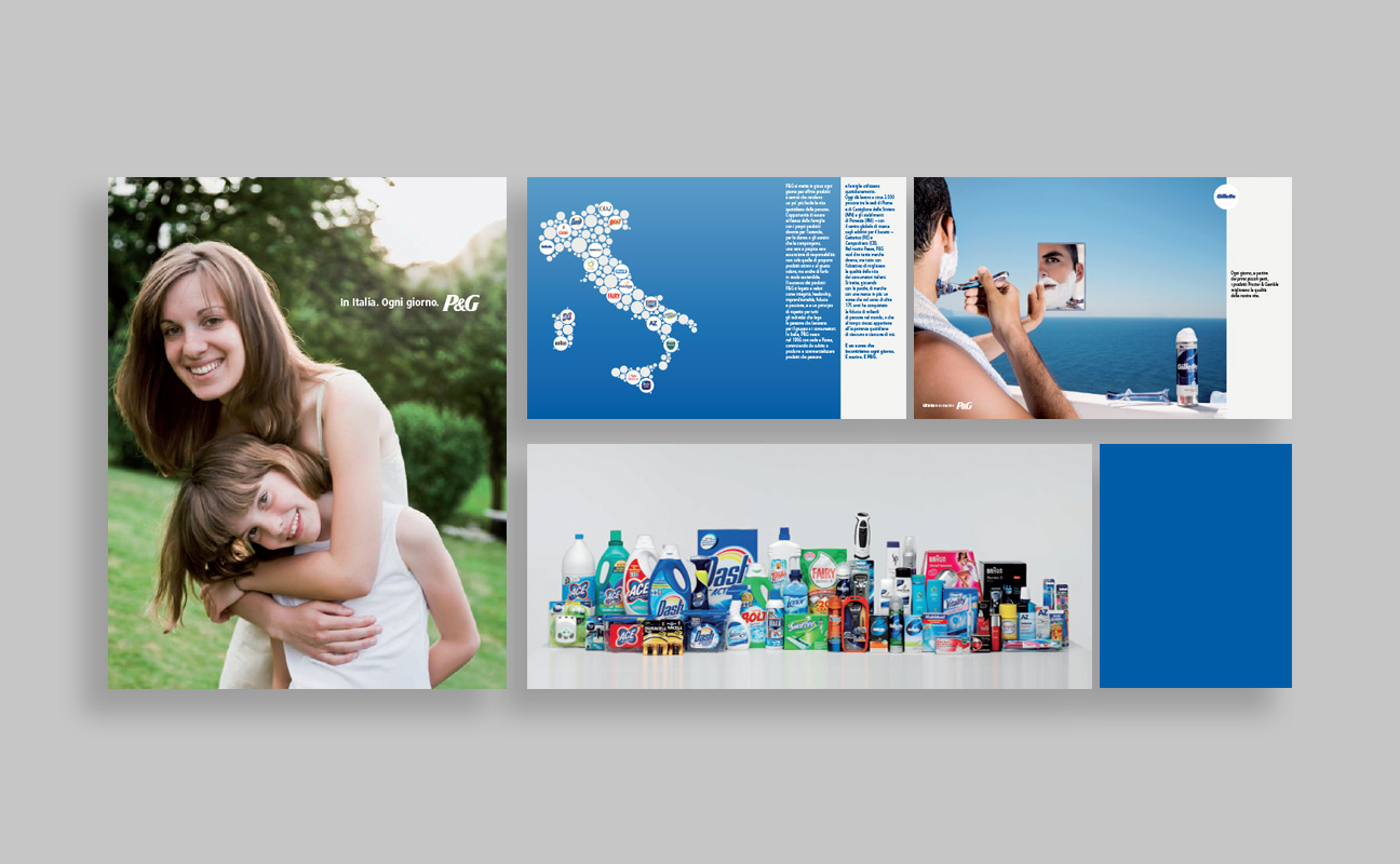 P&G printed products and advs.
